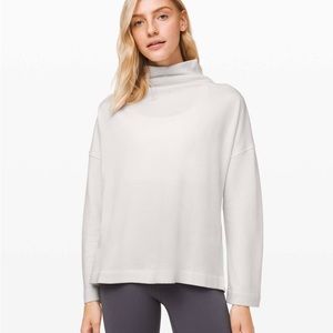 RARE Lululemon 🍋 Merino Wool - Principal Dancer Funnel Neck Sweater Nimbus